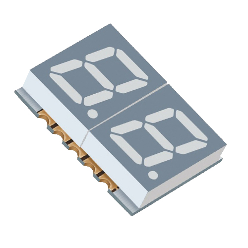 0,39-дюймовый двухразрядный светодиодный дисплей smd