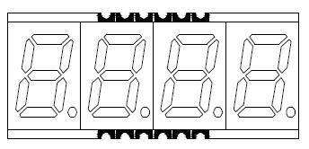 0,56-дюймовый 4-значный светодиод smd 5640