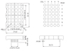 2-дюймовая светодиодная точечная матрица 5x7