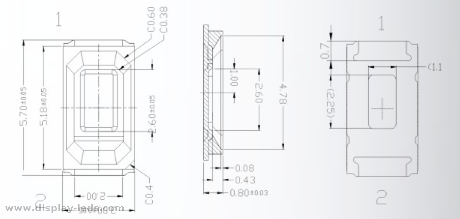 ROHS, соответствующий белым PLCC 5730 SMD, возглавлял Expert China Manufacturier